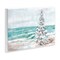 Stupell Industries Snowy Christmas Tree on Beach Wall Plaque Art